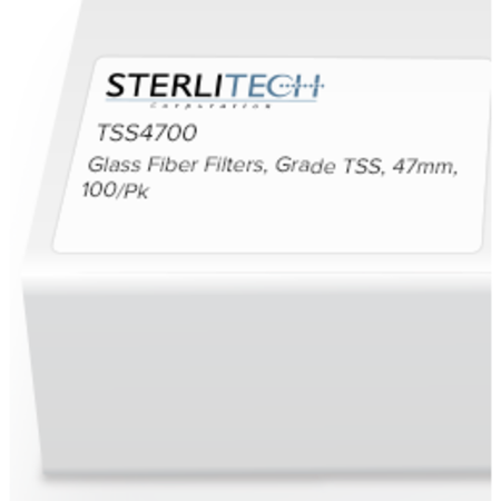 STERLITECH Grade TSS Borosilicate Glass Microfiber, 47mm, PK100 TSS4700